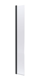 Modern Splash 300mm Matt Black Hinged Wetroom Screen