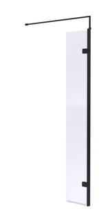 Modern Splash 300mm Matt Black Wetroom Panel