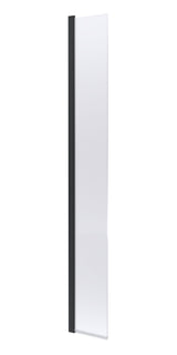 Hudson Reed 300mm Matt Black Hinged Wetroom Screen
