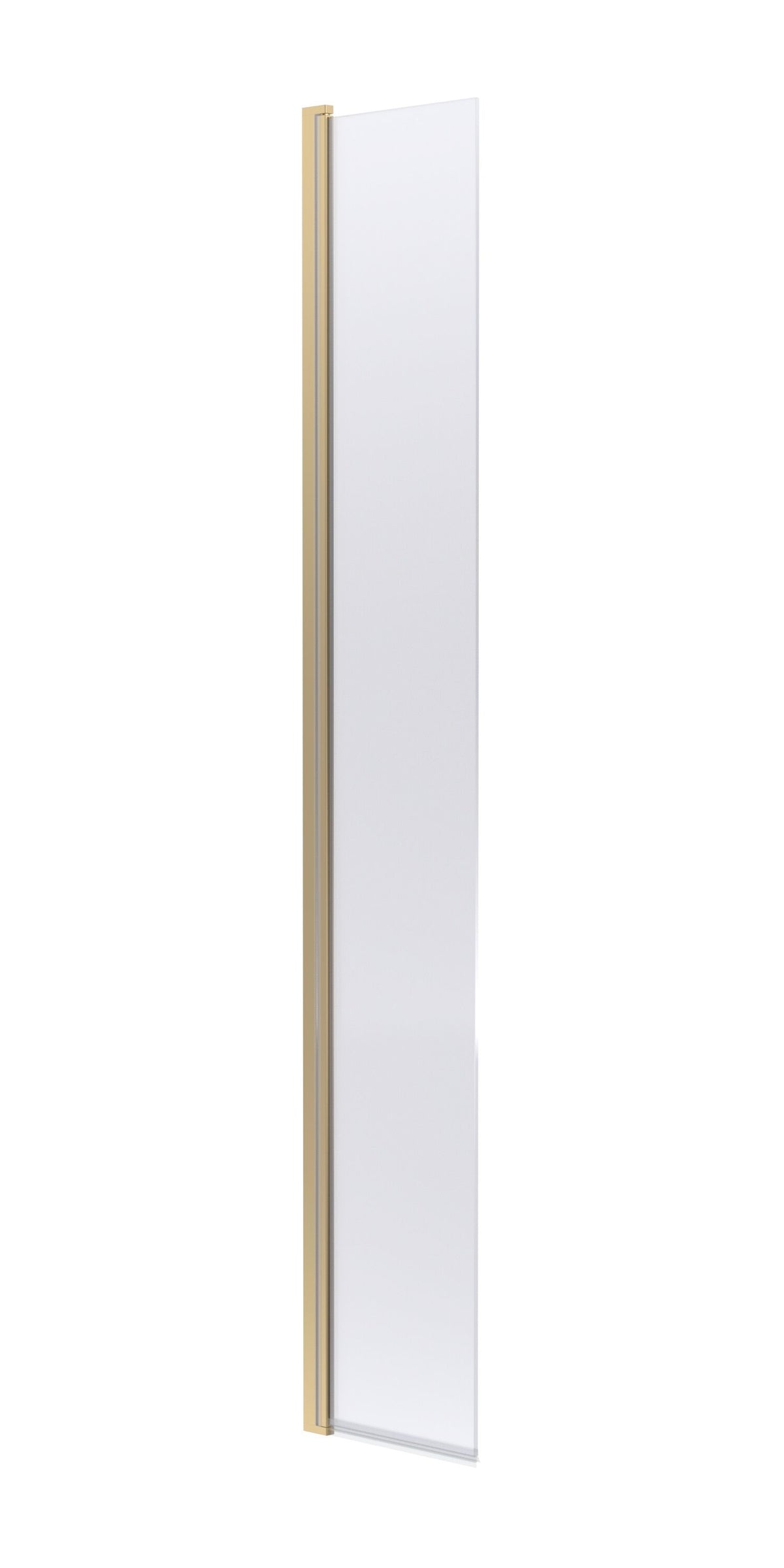 Modern Splash 300mm Brushed Brass Hinged Wetroom Screen