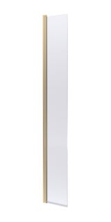 Modern Splash 300mm Brushed Brass Hinged Wetroom Screen