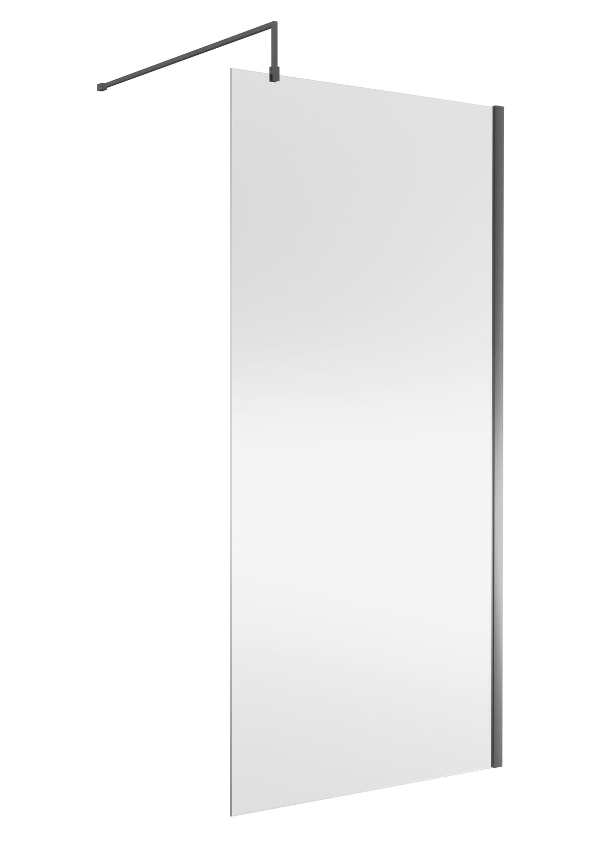 Modern Splash 1000mm Brushed Pewter Wetroom Panel