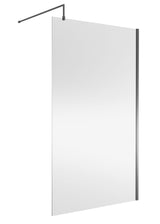 Modern Splash 1200mm Brushed Pewter Wetroom Panel