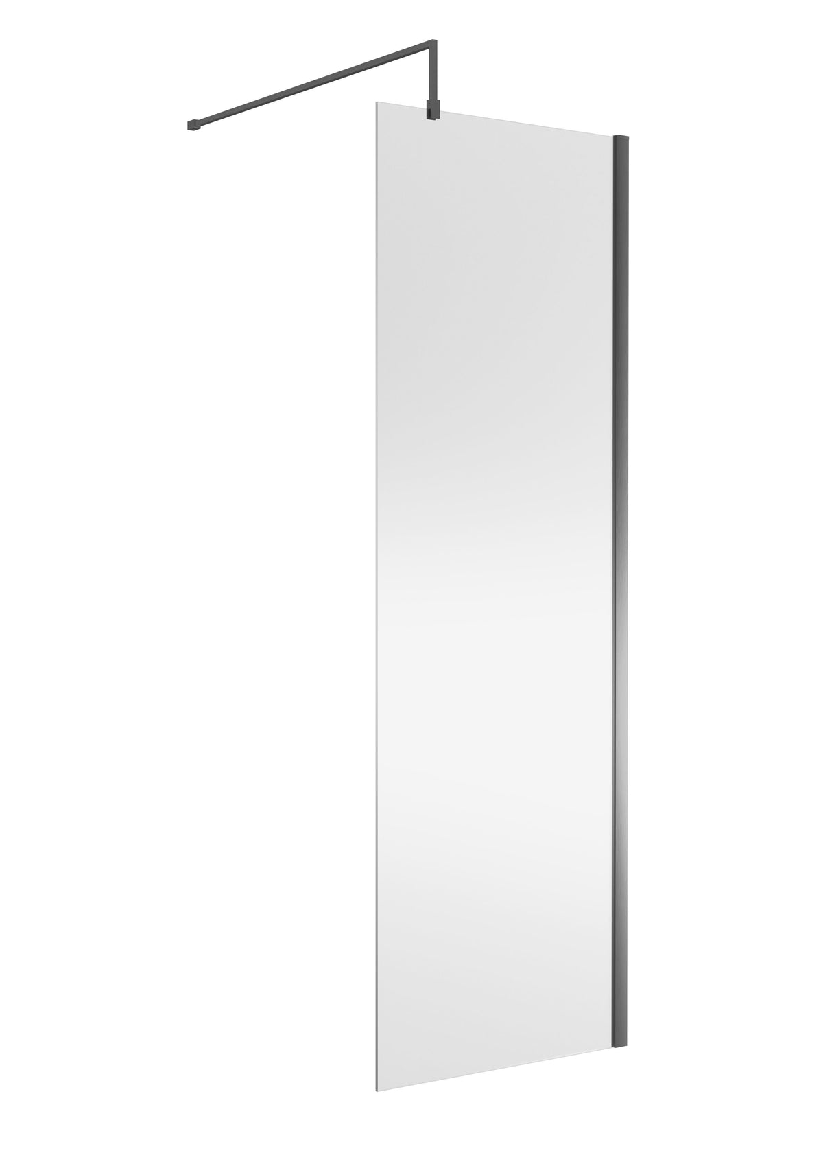 Modern Splash 700mm Brushed Pewter Wetroom Panel