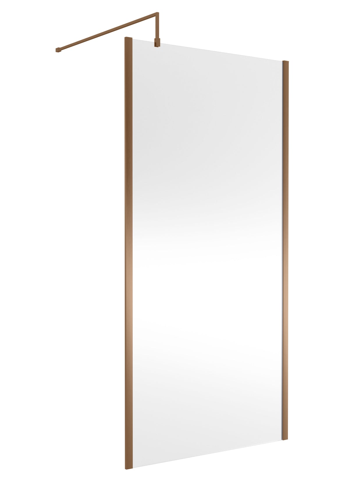 Modern Splash 1000mm Brushed Bronze Wetroom Panel