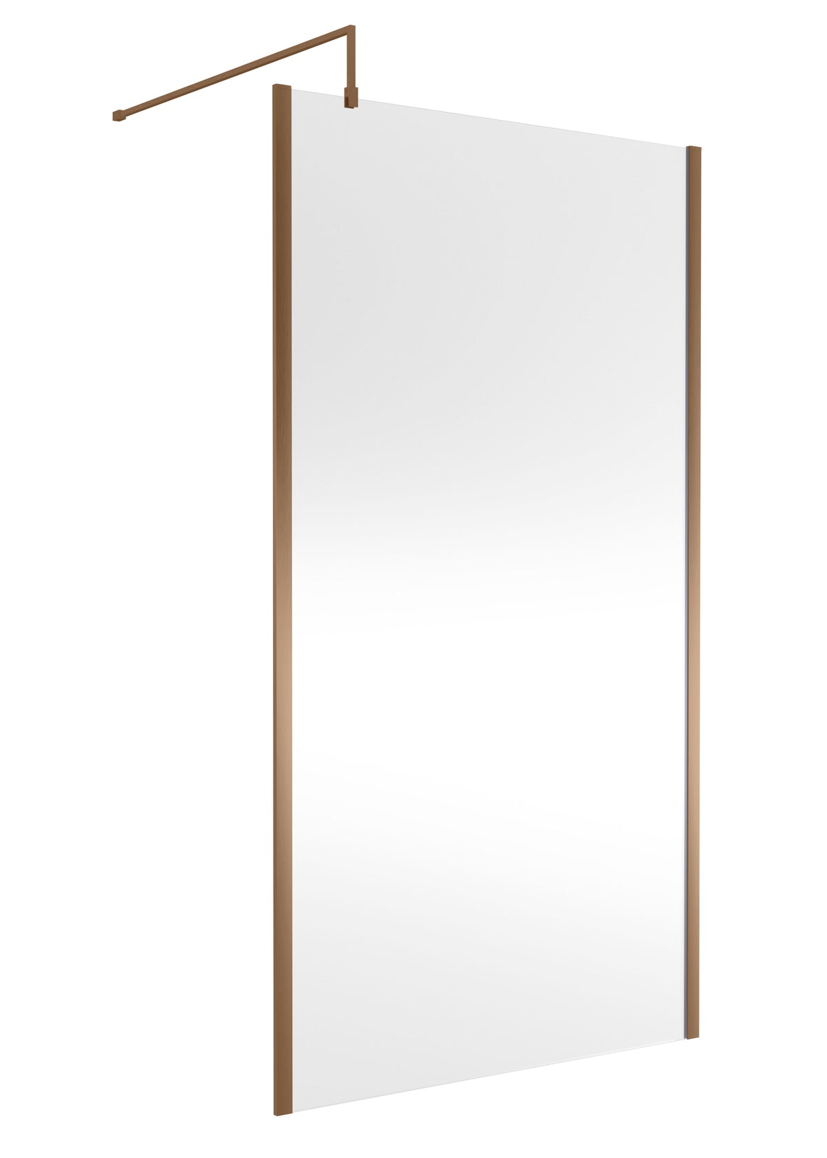 Modern Splash 1100mm Brushed Bronze Wetroom Panel