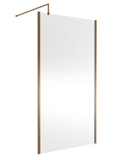 Modern Splash 1100mm Brushed Bronze Wetroom Panel