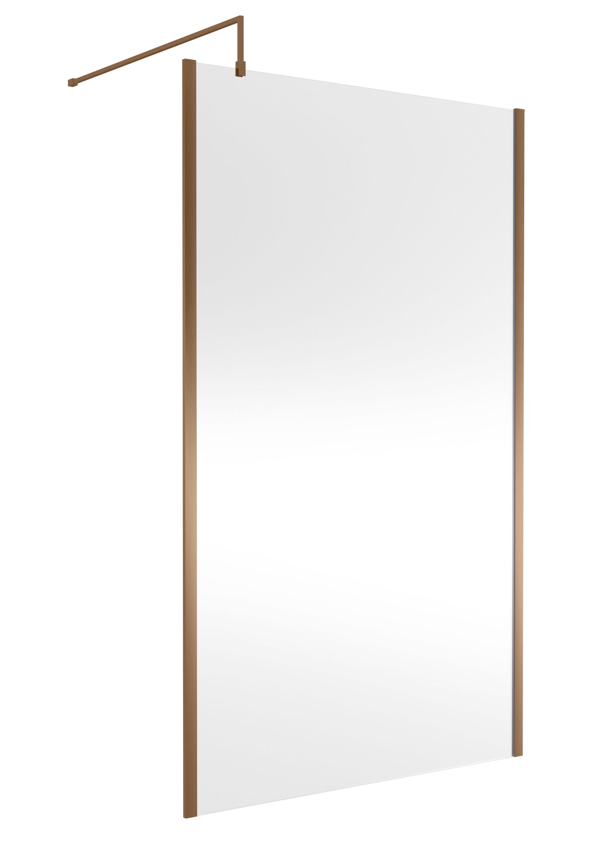 Modern Splash 1200mm Brushed Bronze Wetroom Panel