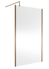 Modern Splash 1200mm Brushed Bronze Wetroom Panel
