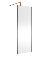 Modern Splash 800mm Brushed Bronze Wetroom Panel