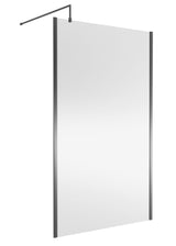 Modern Splash 1200mm Brushed Pewter Outer Frame Wetroom Panel