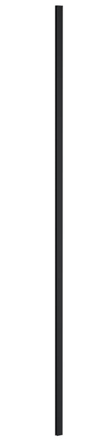 Matt Black 1950mm Wetroom Wall Channel