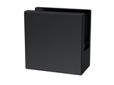 Matt Black Wetroom Foot And Wall Bracket