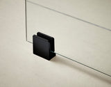 Matt Black Wetroom Foot And Wall Bracket