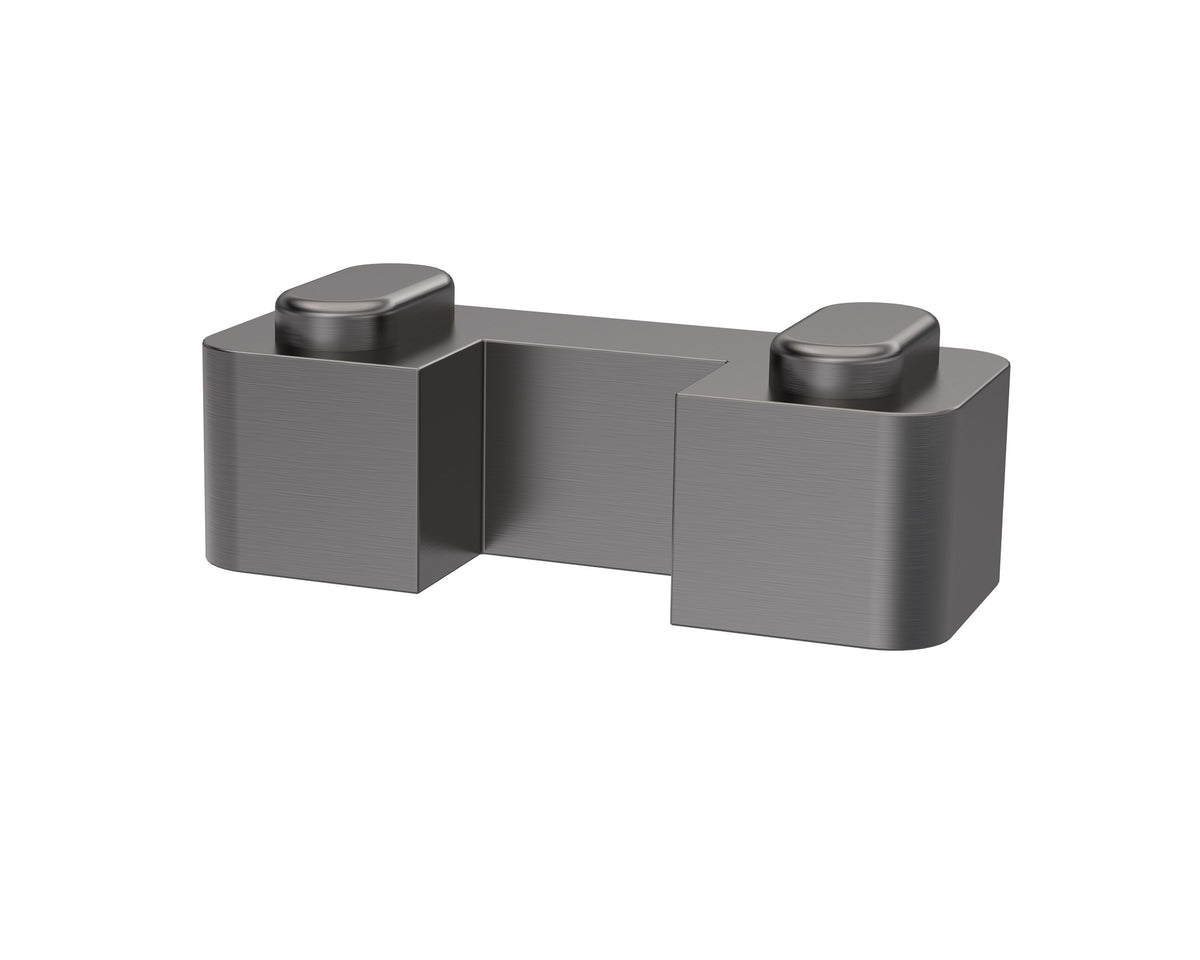 Modern Splash Brushed Pewter Wetroom Horseshoe Support Foot