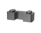 Modern Splash Brushed Pewter Wetroom Horseshoe Support Foot