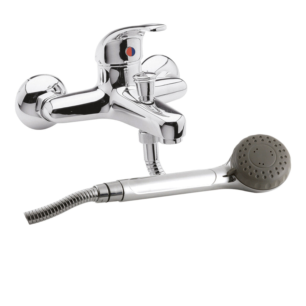 Modern Splash Chrome Wall Mounted Couplings (Pair)
