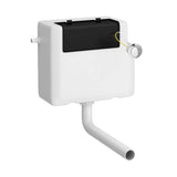White Dual Flush Side Inlet Concealed Cistern