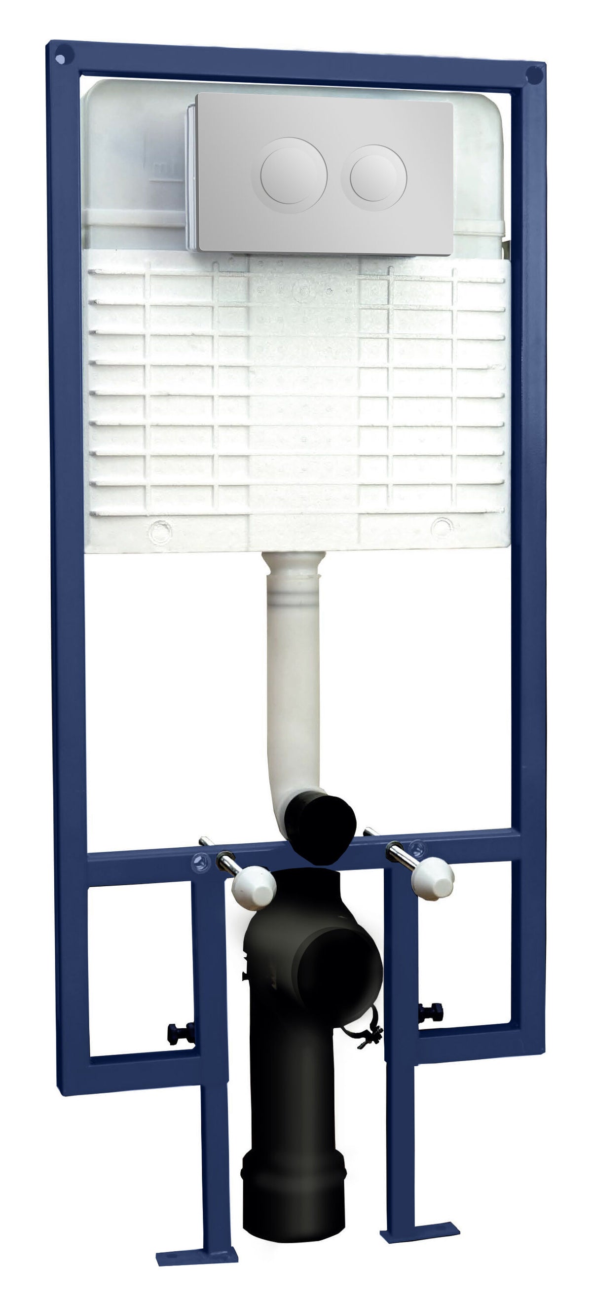 Modern Splash  Toilet Dual Flush Concealed Cistern With Frame