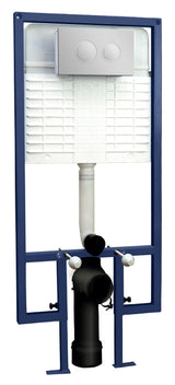 Modern Splash  Toilet Dual Flush Concealed Cistern With Frame