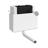 Universal Access White Pneumatic Dual Flush Concealed Cistern with Shroud