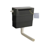 Modern Splash  Toilet Concealed Cistern With Chrome Contemporary Dual Flush Plate