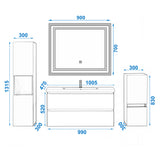 Modern Splash Led Mirror -BM-1404