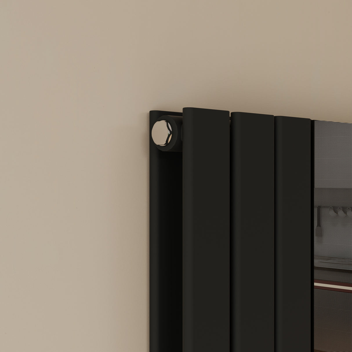 Modern Splash Vertical Flat Panel Mirror Radiator 1800x553mm Double