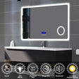 Modern Splash Bluetooth LED Mirror - Bluetooth Speaker Feature
