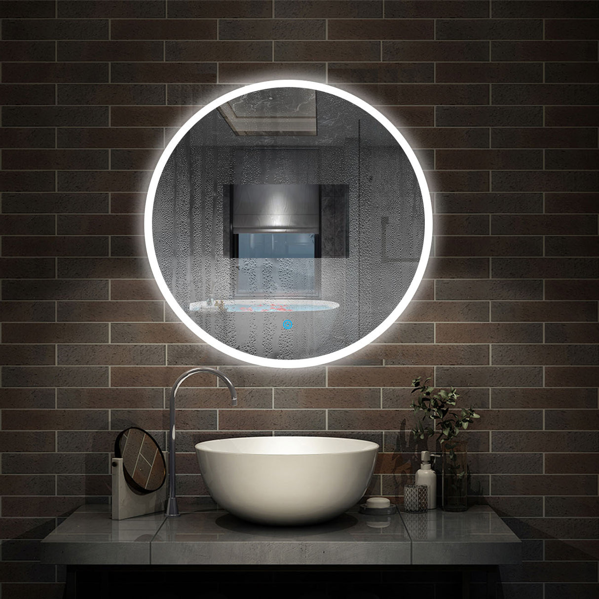 Modern Splash Led Mirror- BM-1705