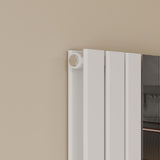 Modern Splash Vertical Flat Panel Mirror Radiator 1800x417mm Double