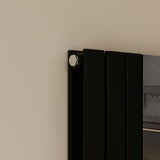 Modern Splash Vertical Flat Panel Mirror Radiator 1800x417mm Double