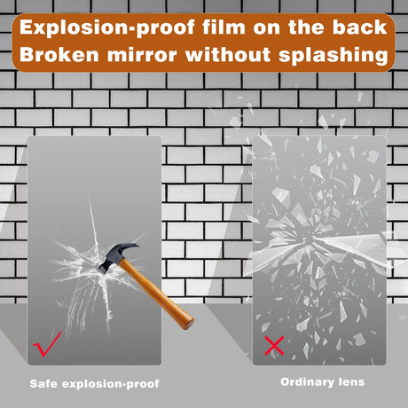 Modern Splash LED Mirror