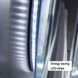 Modern Splash LED Round Mirror-BM-1703