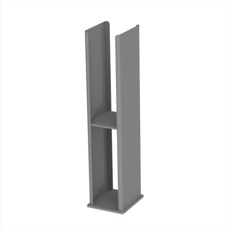 Modern Splash Flat Panel Anthracite Radiator Installation Brackets
