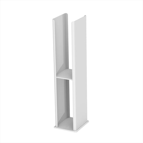 Modern Splash Flat Panel White Radiator Installation Brackets