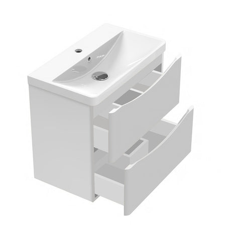 Modern Splash White Wall Hung Vanity Units