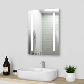 Modern Splash LED Rectangle Mirror