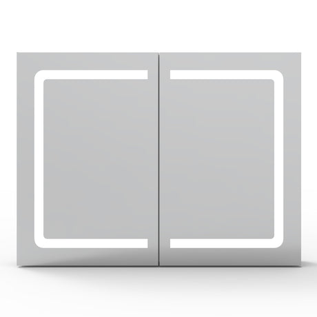 Modern Splash LED Rectangle Mirror-BMG-KC32