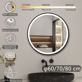 Modern Splash Led Round Mirror- BM-HDYK1704H 
