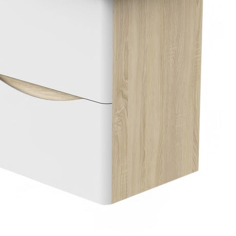 Modern Splash White Oak Vanity Units