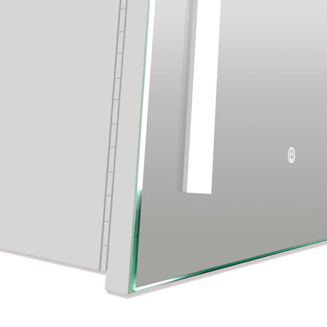 Modern Splash LED Rectangle Mirror