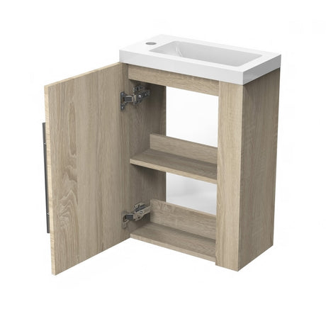 Modern Splash Oak Vanity Units-Y-601C+Y-T400C
