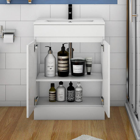 Modern Splash White Vanity Units